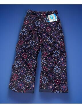 $80 Columbia Starchaser Peak II Pant Serenity Paperflakes Youth L NWT Snowpants